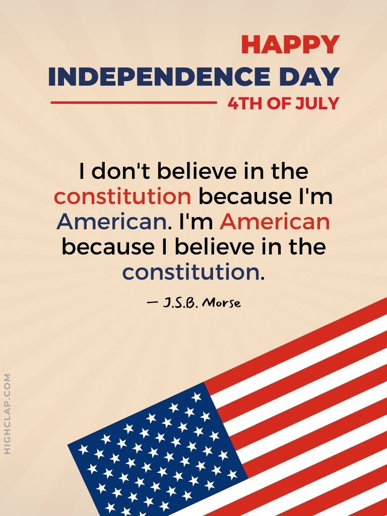 4th Of July Inspirational Quotes by JSB Morse