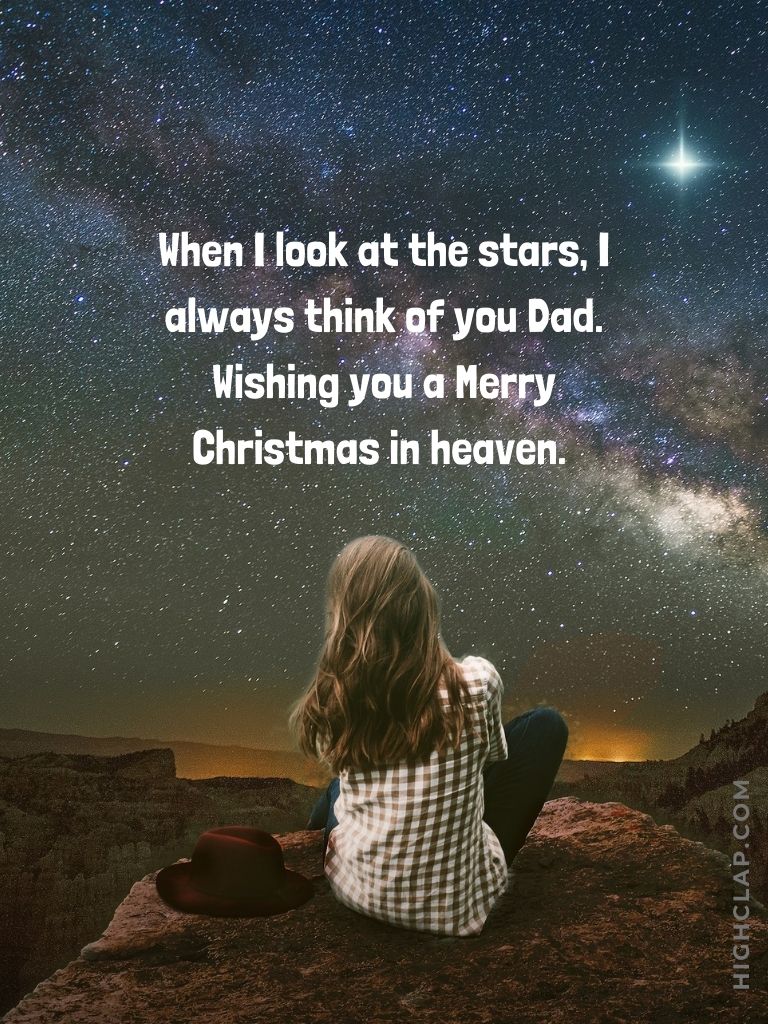 Christmas In Heaven Quotes For Dad