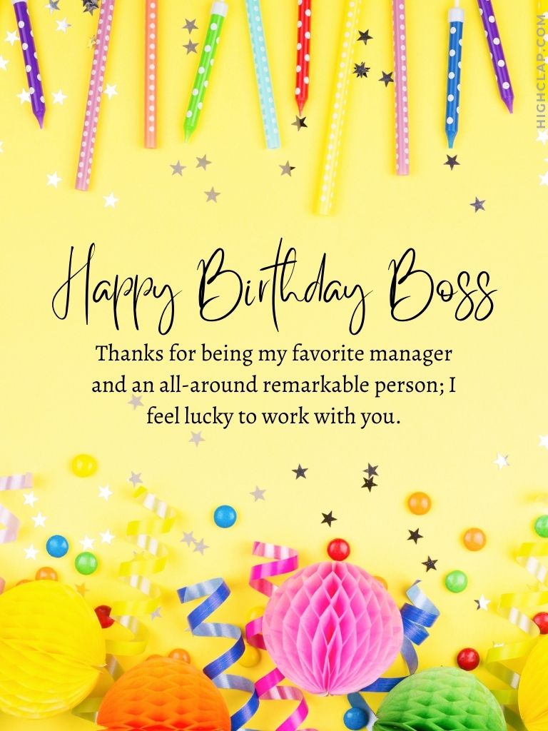 Corporate Birthday Wishes To Boss