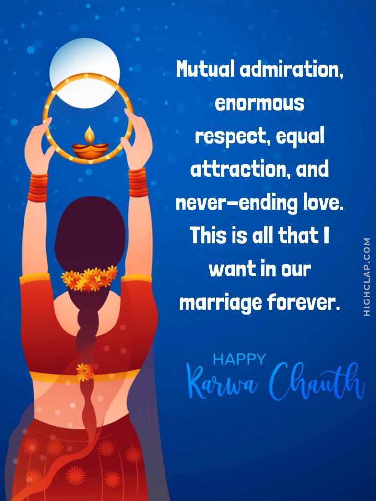 Romantic Karwa Chauth Wishes For Husband