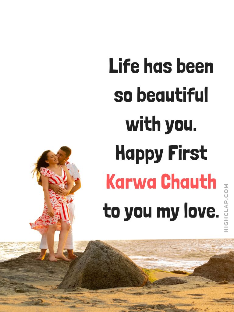 1st Karva Chauth Wishes