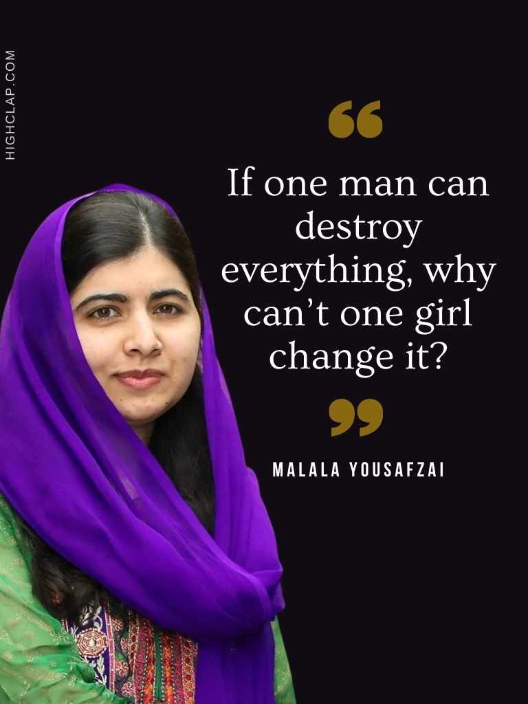 Malala Yousafzai Quotes About Women
