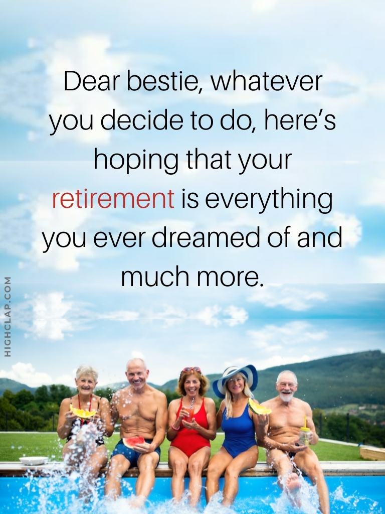 Retirement Wishes For Friend