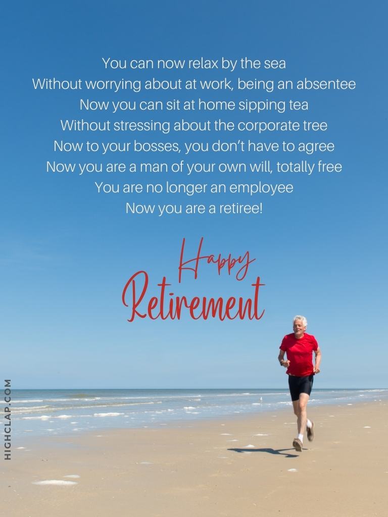 Happy Retirement Poems