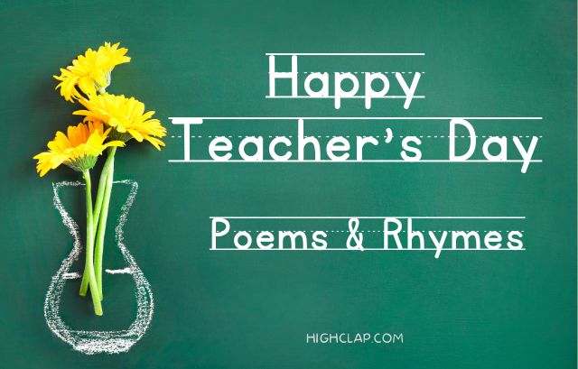 Short And Inspiring Poems For Teachers Day