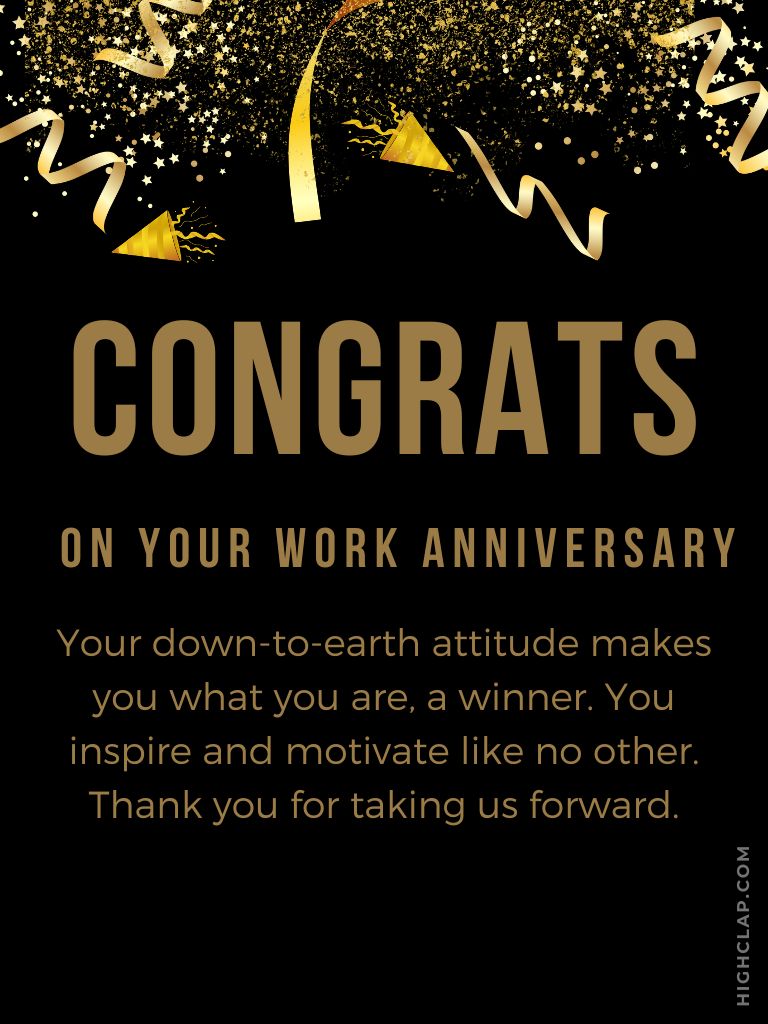 Work Anniversary Wish To Colleague